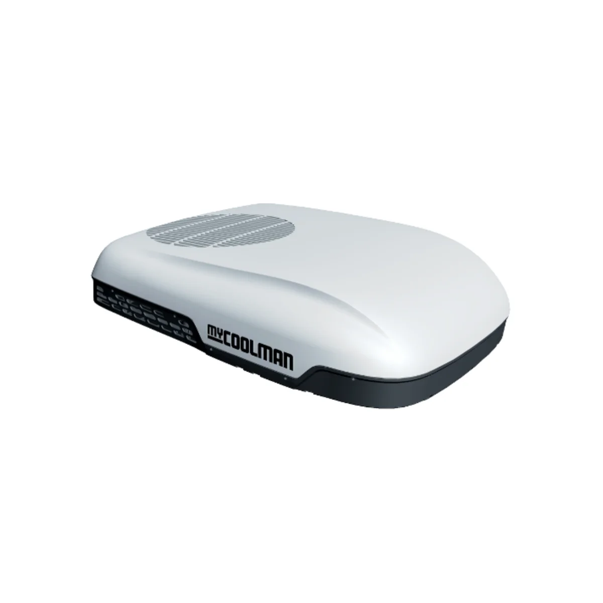 myCOOLMAN CCA2700i rooftop caravan air conditioner, front angle